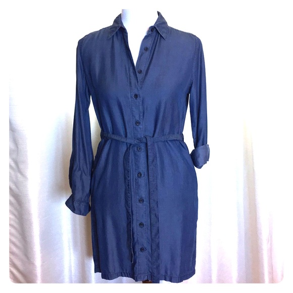 uniqlo denim dress